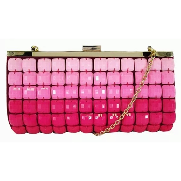 SOLDINC Pink Cross Body Clutch NWOT - Picture 2 of 4